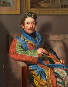 Jonge Heer in een Rookjas, 1830
