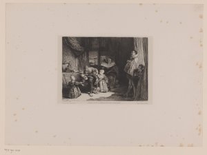 Hendrik IV en de ambassadeur van Spanje door Leopold Flameng