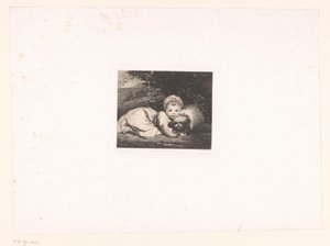 Prinses Sophia Matilda van Gloucester met haar hondje