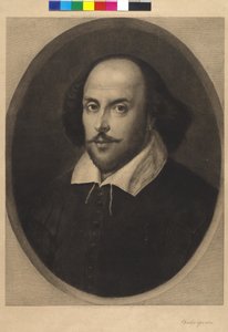 Shakespeare door Leopold Flameng