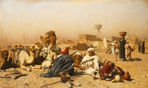 Een Arabisch kampement