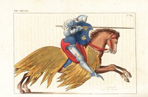 Engelse cavalerie chargeert met lans