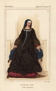 Louise van Savoye, Louise de Savoie, Hertogin van Angoulême, moeder van Koning Frans I door Leopold Massard