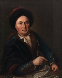 Portret van de zanger Ludwig Lodewijk van Beethoven 1712-1773..., 1773 door Leopold Radoux