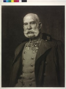 Keizer van Oostenrijk Franz Joseph I door Leopold Stephan (after) Horovitz