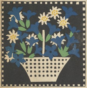 Mand met bloemen, 1907