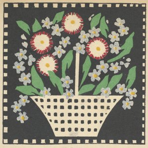 Mand met bloemen