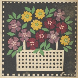 Mand met bloemen, 1907