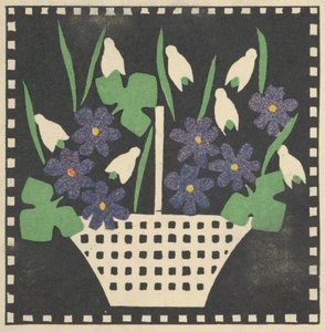 Mand met Bloemen door Leopoldine Kolbe