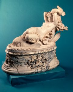 Galatea rijdend op een dolfijn, circa 1880