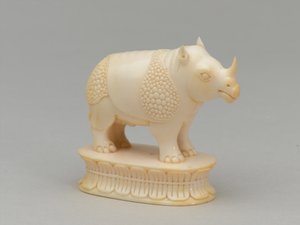 Witte loper, schaakstuk, India, circa 1820 door Leopoldo Metlicovich