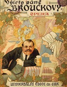 Titelpagina van Vylety pane Brouckovy door Leos Janacek