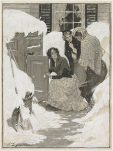 Schets voor een Boekillustratie door Leroy William Jacobs