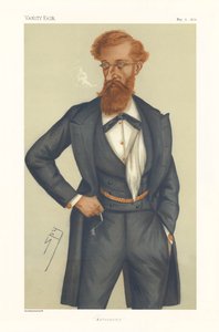James Ludovic Lindsay (Lord Lindsay) MP - portret staand