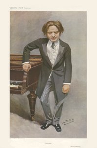 Mark Hambourg - portret staand