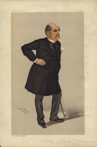 Sir William Tindal Robertson, Brighton, Vanity Fair cartoon