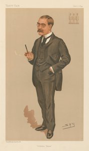 Soldaten Drie, Rudyard Kipling (Vanity Fair serie) door Leslie Matthew Spy Ward