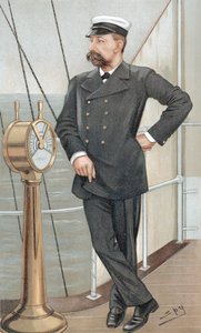 Albert I, Prins van Monaco 1848-1922, amateur oceanograaf door Leslie Matthew Ward