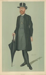 Edward Talbot, de bisschop van Rochester, Rochester, 21 april 1904, Vanity Fair cartoon door Leslie Matthew Ward