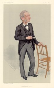 John Hall Gladstone, Engelse chemicus, 1891 door Leslie Matthew Ward