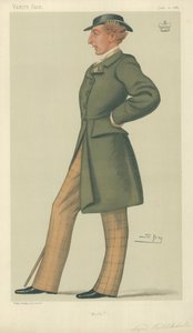 Lord Ribblesdale, Mufti, 11 juni 1881, Vanity Fair cartoon door Leslie Matthew Ward