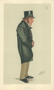 Lord Tollemache, Cheshire, 30 april 1881, Vanity Fair cartoon door Leslie Matthew Ward