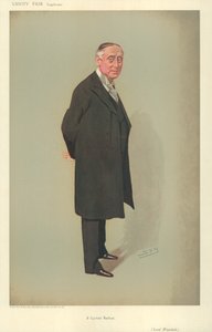 Lord Weardale, een cynische radicaal, 25 juli 1906, Vanity Fair cartoon door Leslie Matthew Ward