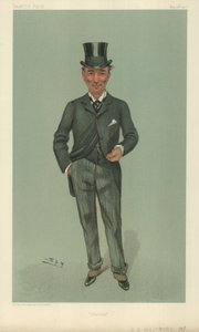 Mr Charles Algernon Whitmore, Chelsea, 16 mei 1901, Vanity Fair cartoon door Leslie Matthew Ward