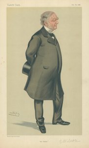 Mr Erasmus Wilson, De Obelisk, 18 december 1880, Vanity Fair cartoon door Leslie Matthew Ward