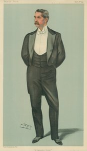 Mr Henry White, een diplomatieke neef, 2 maart 1899, Vanity Fair cartoon