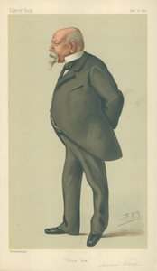 Mr Samuel Ward, Uncle Sam, 10 januari 1880, Vanity Fair cartoon door Leslie Matthew Ward