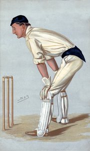 Oxford Cricket, 1889 door Leslie Matthew Ward