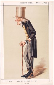 Professor Sir Richard Owen, FRS, KCB, natuuronderzoeker, 1873 door Leslie Matthew Ward