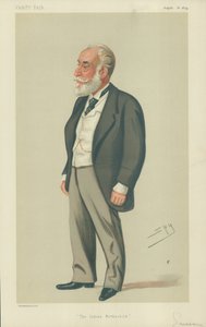 Sir Albert Abdallah David Sassoon, De Indiase Rothschild, 16 augustus 1879, Vanity Fair cartoon door Leslie Matthew Ward