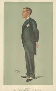 Sir Ernest Satow, Peking, 23 april 1903, Vanity Fair cartoon door Leslie Matthew Ward
