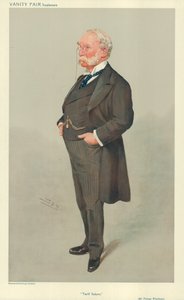 Sir Thomas Wrightson, Tariefhervorming, 6 mei 1908, Vanity Fair cartoon door Leslie Matthew Ward