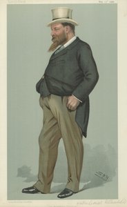 De Hon Walter Lionel Rothschild door Leslie Matthew Ward