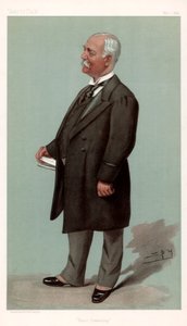 Union Stoomschip Sir Francis Henry Evans, Britse zakenman en politicus, 1896 door Leslie Matthew Ward