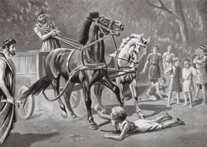 Alcibiades tart de Voerman (litho)