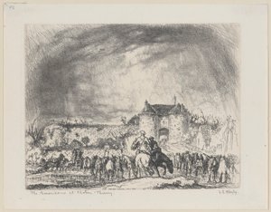 De Amerikanen bij Chateau-Thierry