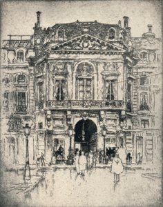De Porte de Valois, Palais-Royal, 1915 door Lester George Hornby