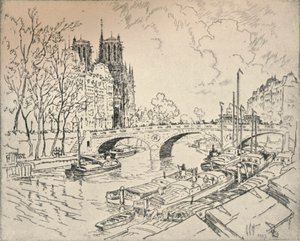 De Seine bij Notre Dame