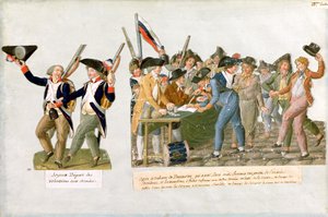 Gelukkig Vertrek van de Legervrijwilligers door Lesueur Brothers