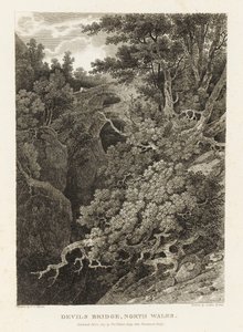 Duivelsbrug, Noord-Wales door Letitia Byrne