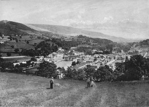 Llangollen en Crow Castle, ca. 1896