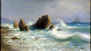 Aan de kust van Livadia, 1895