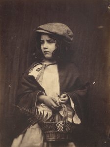Jong Meisje met een Mand door Lewis Carroll