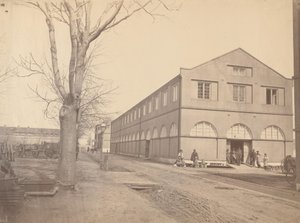 Workshops bij het Arsenaal in Washington,1858-1859 (foto)