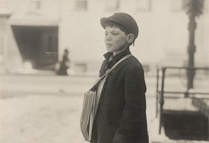 Tony Casale, "Bologna," 11 jaar oud, verkoopt al 4 jaar kranten, Hartford, Connecticut, Maart 1909