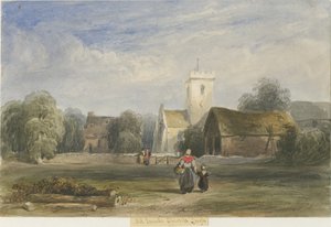 Leigh Kerk: aquarel door Lewis John Wood